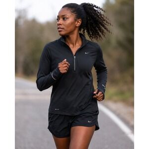 Nike Running Pullover (Small) Black Pullover